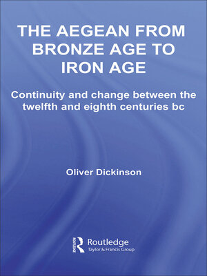 cover image of The Aegean from Bronze Age to Iron Age